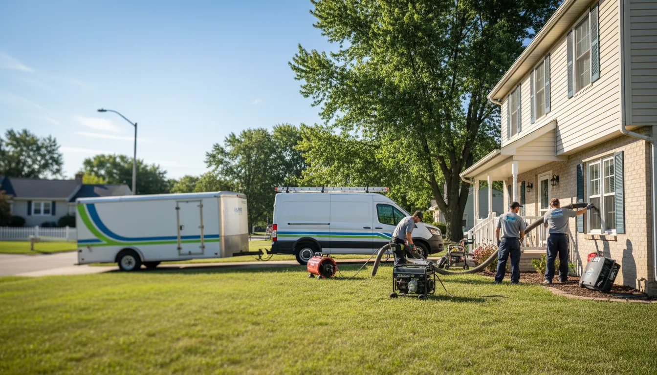 Flooded Basement Restoration And Cleanup With Repair in Seymour, MO near me